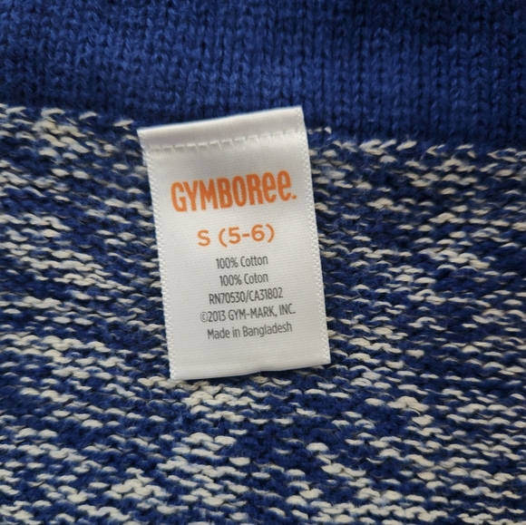 Gymboree Heather Blue Full Zip Sweater Jacket - SMALL (5-6) - Picture 8 of 9